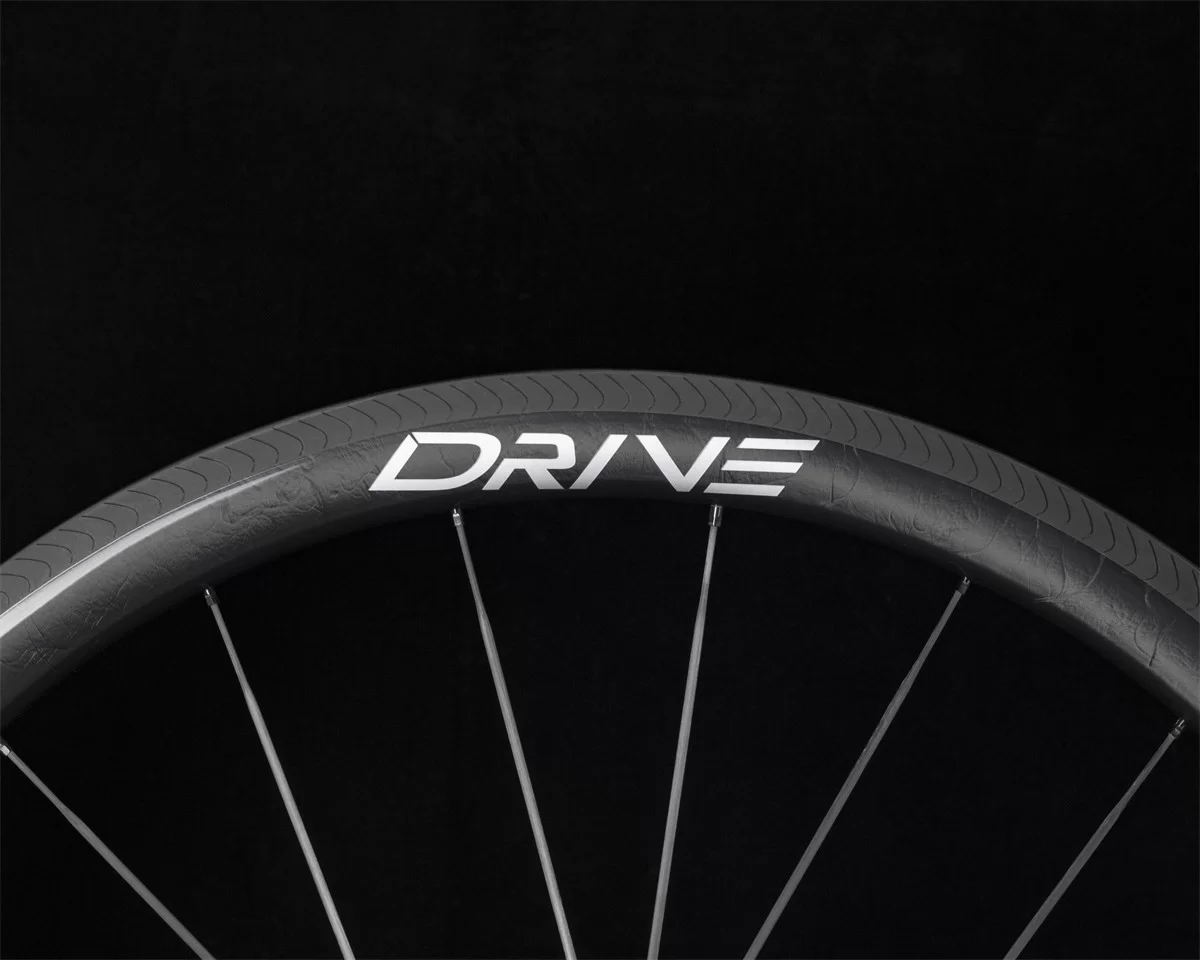 Drive 40mm rim brake carbon spoke wheelset Drive rims