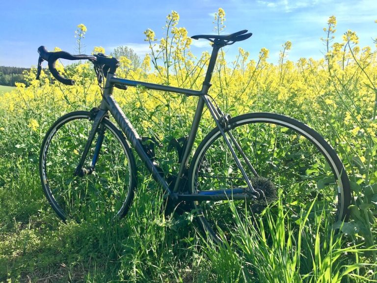 The first road bike Petr bought