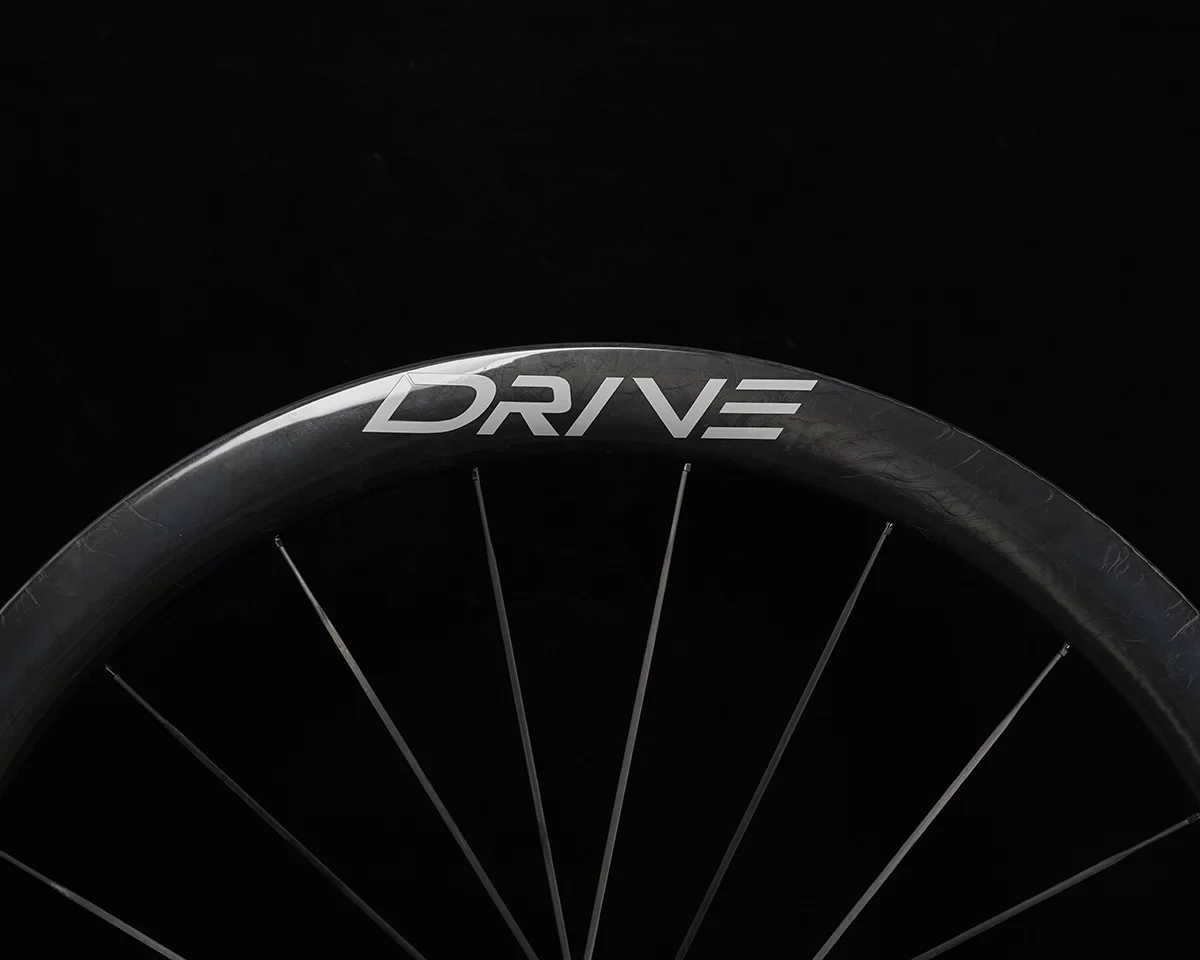 Drive G45 CS Carbon Spoke Gravel Wheelset Disc brake Rims, via Cyclehub.dk