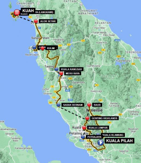 tour de langkawi 2022 stages