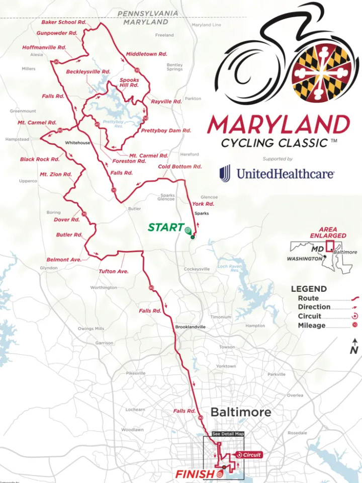 5 Maryland Cycling Classic 2022, baltimore