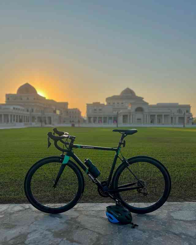 mohamadrawshan A Silverback rim brake road bike on a morning ride