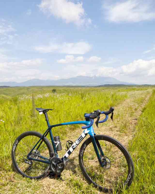 rachannopapa A blue Giant road bike with disc brakes on an endurance ride