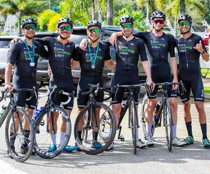 ectprocycling Pro cyclists at the Tour of Guam