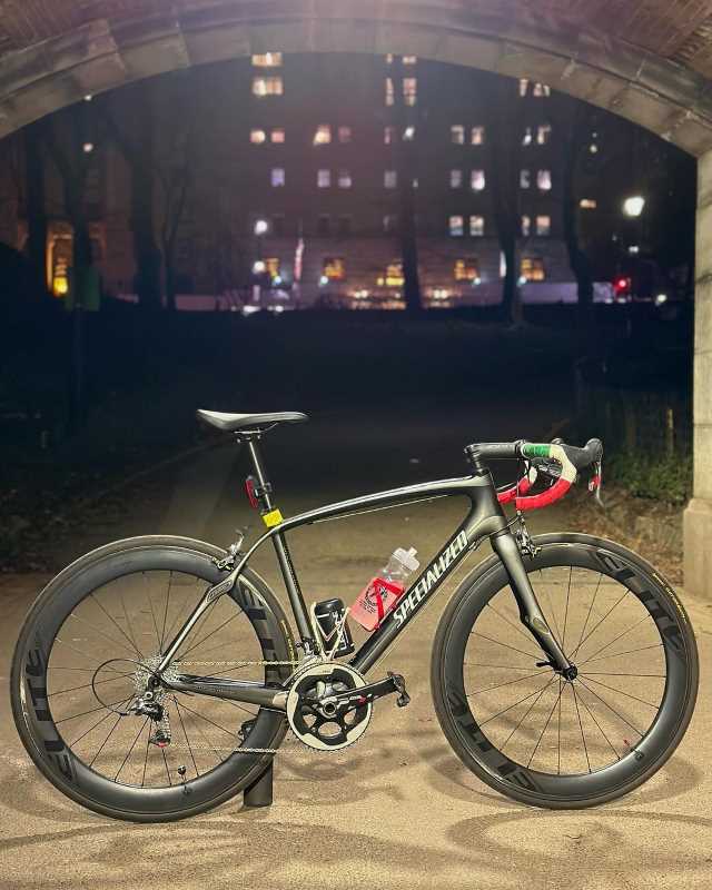 18 Riding the Specialized road bike in Central Park, New York