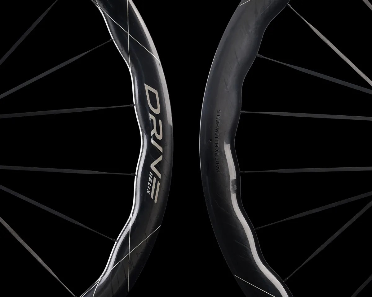 Elitewheels Drive Helix 46D CS エリートドライブ Drive Helix 46D Disc Brake Carbon Road Climbing Wheelset