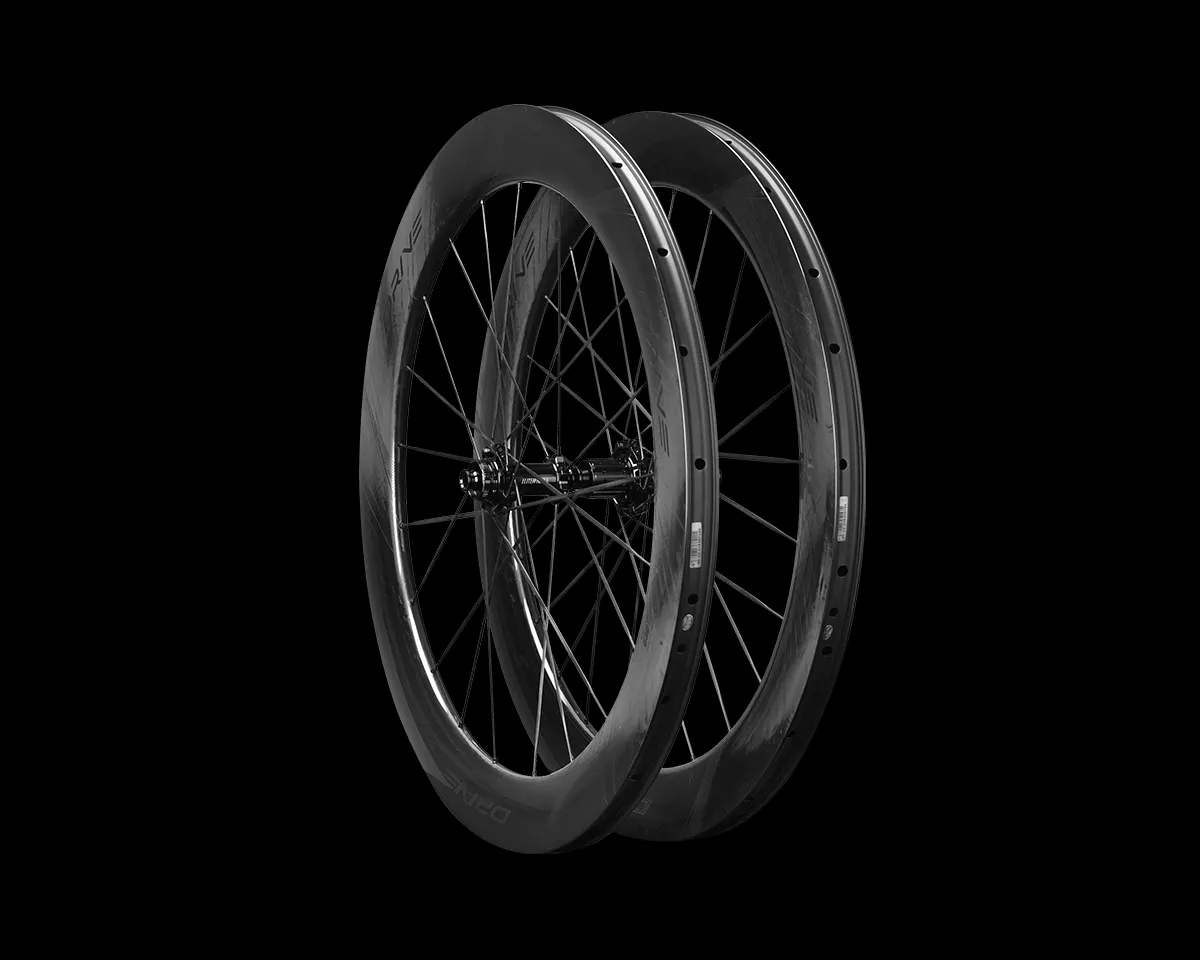 Drive 65D II disc brake carbon spoke road wheelset