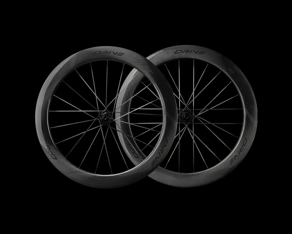 Drive 65D II disc brake carbon spoke road wheelset
