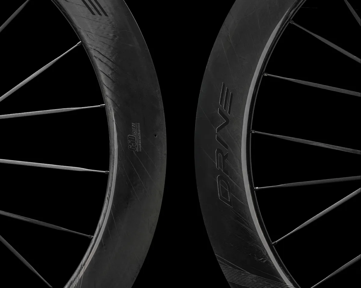 Drive 65D II disc brake carbon spoke road wheelset